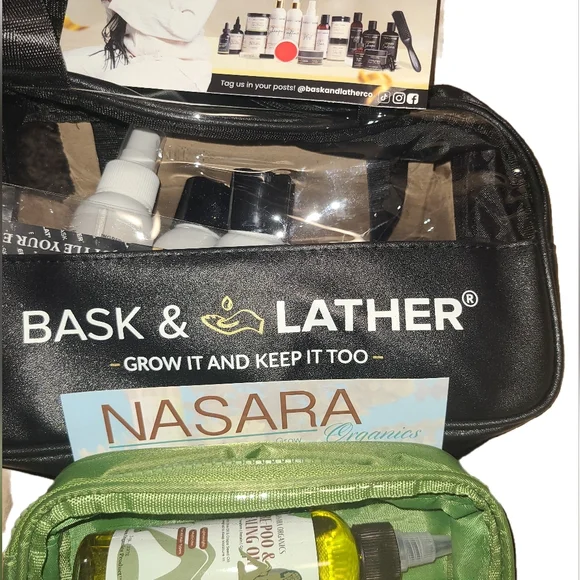 ✨ Luxury Hair Care Travel Bundle | Bask & Lather + Nasara Organics | New ✨ - Picture 2 of 6